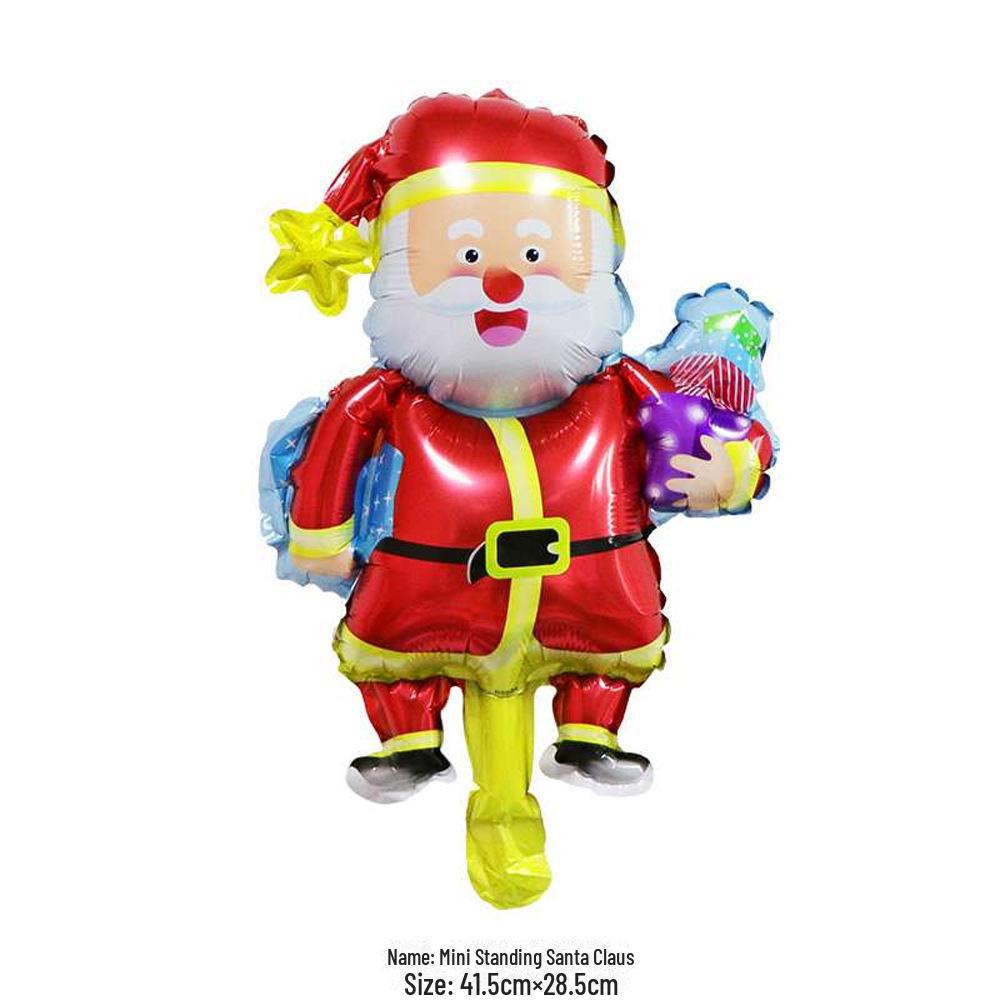 Christmas Cartoon Balloons: Santa, Snowman, Elk, Christmas Tree Decorations
