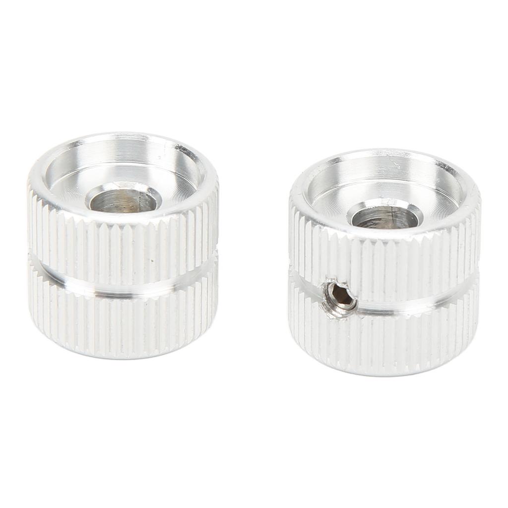 2PCS Guitar Panel Knobs with Hex Wrench Metal Knob Replacement Electric Guitar Accessories