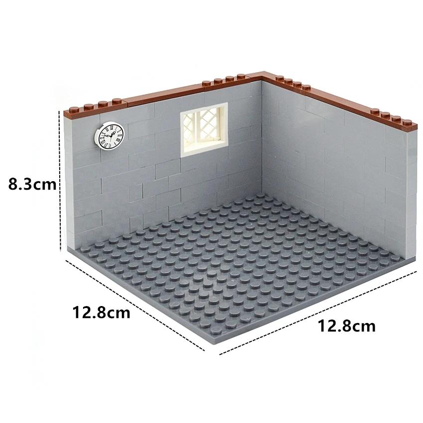 MOC Möbel Modell Bausteine Hauszubehör Klassische Steine Bücher Schlafzimmer Wohnzimmer Badezimmer Stadt Freund Spielzeug für Kind
