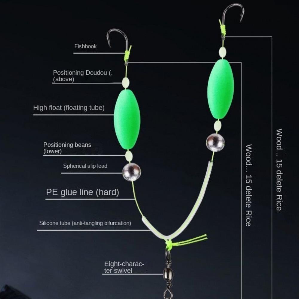 1pc suspension Fishing Hair Rigs hook Anti bottom Carp Rigs fishing lure Fishing Tackle