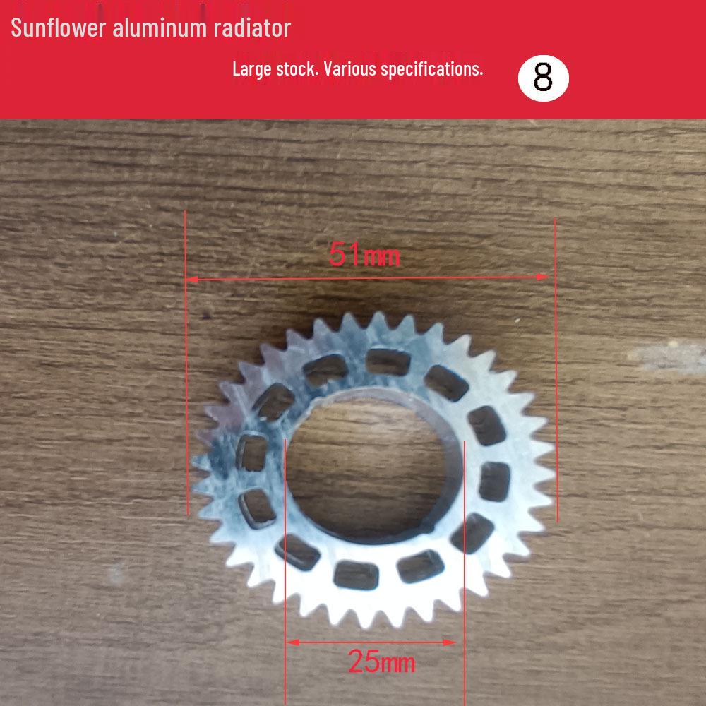 Sunflower Aluminum Alloy Round Heatsink with Irregular Fins for LED COB