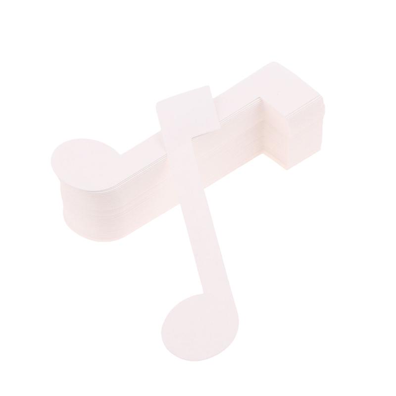 100 Stück Notenform Band Aromatherapie Duft Parfüm Ätherische Öle Test Tester Papierstreifen Outfit Duftende Diffusorstäbchen