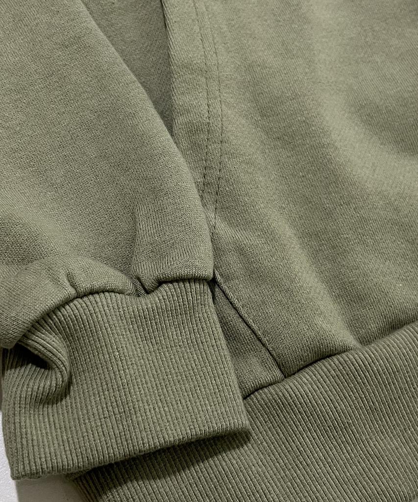 Small Logo Sweat Hoodie ((Khaki))