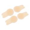 2 Pairs Rabbit Ear Shape Lifting Nipple Cover Reusable Self Adhesive Nipple Patch Waterproof Nipple Cover for Dress Party