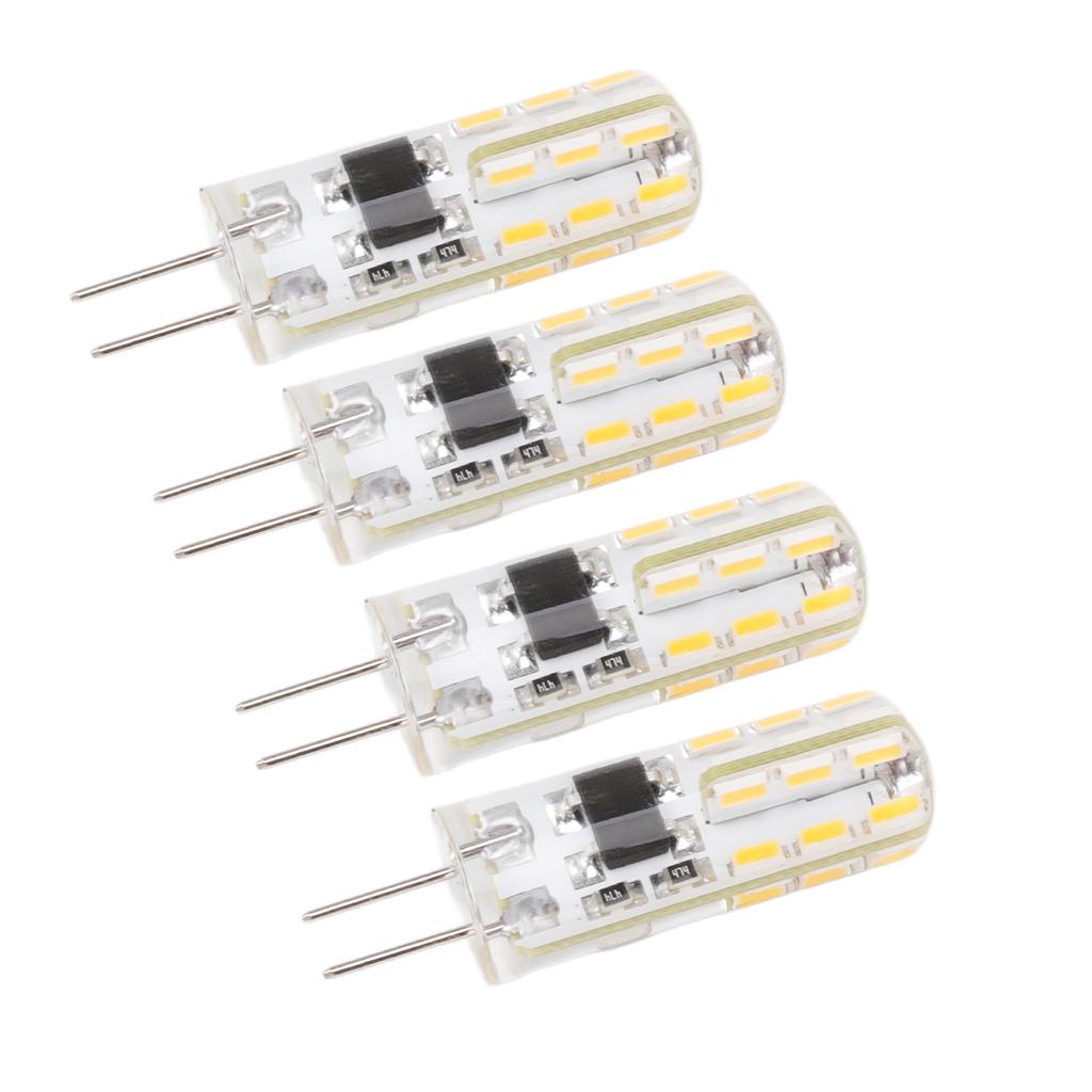 10pcs G4 LED Bulb Double Feet Base 1.5W AC110V 110LM Silicone Light Bulb for Landscape Lighting