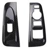 2Pcs ABS Carbon Fiber Window Armrest Trim Cover For Hyundai Grand Starex H1 2019 2020 Car Interior Accessories