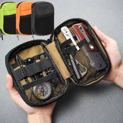 Bärbar Multifunktionell EDC Organizer Ficka Multiverktyg Liten Verktyg Förvaringsväska Dragkedja Användbar EDC Ficka Utomhus