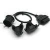 Car Diagnostic Connector OBD1 to OBD2 Connector Adapter 38 Pin OBDI Convert Cable for Mercedes Benz Car Diagnostic Cable Adapte