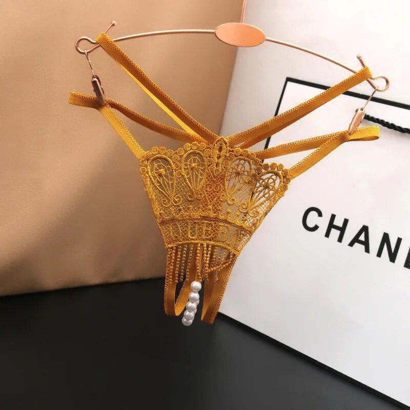 Frauen Sexy Tanga Transparent Aushöhlen Dessous Niedrige Taille Weibliche Spitze G-string Atmungsaktive Höschen Unterwäsche Slips Thongs