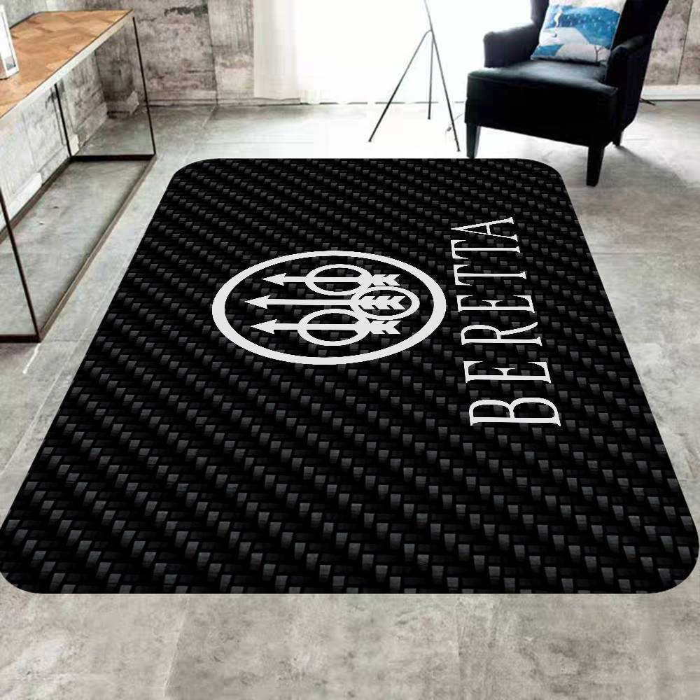 G-Gun Beretta Floor Mat Non-Slip Laundry Room Mat Laundry Decor Balcony Child Living Room Bedside Mats