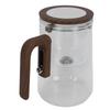 Water Separation Teapot Heatproof Glass Teapot Transparent 800ml Tea Kettle for Home Restaurant