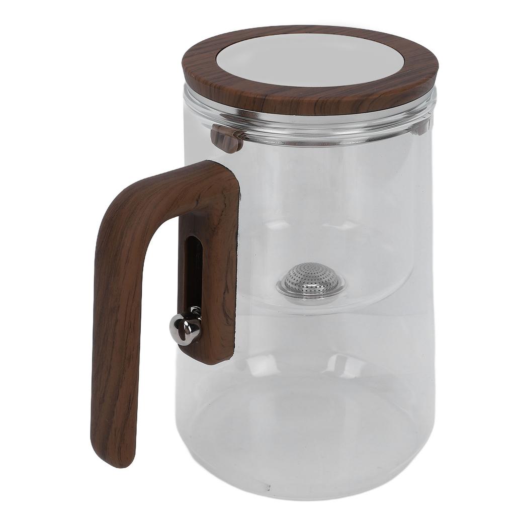 Water Separation Teapot Heatproof Glass Teapot Transparent 800ml Tea Kettle for Home Restaurant