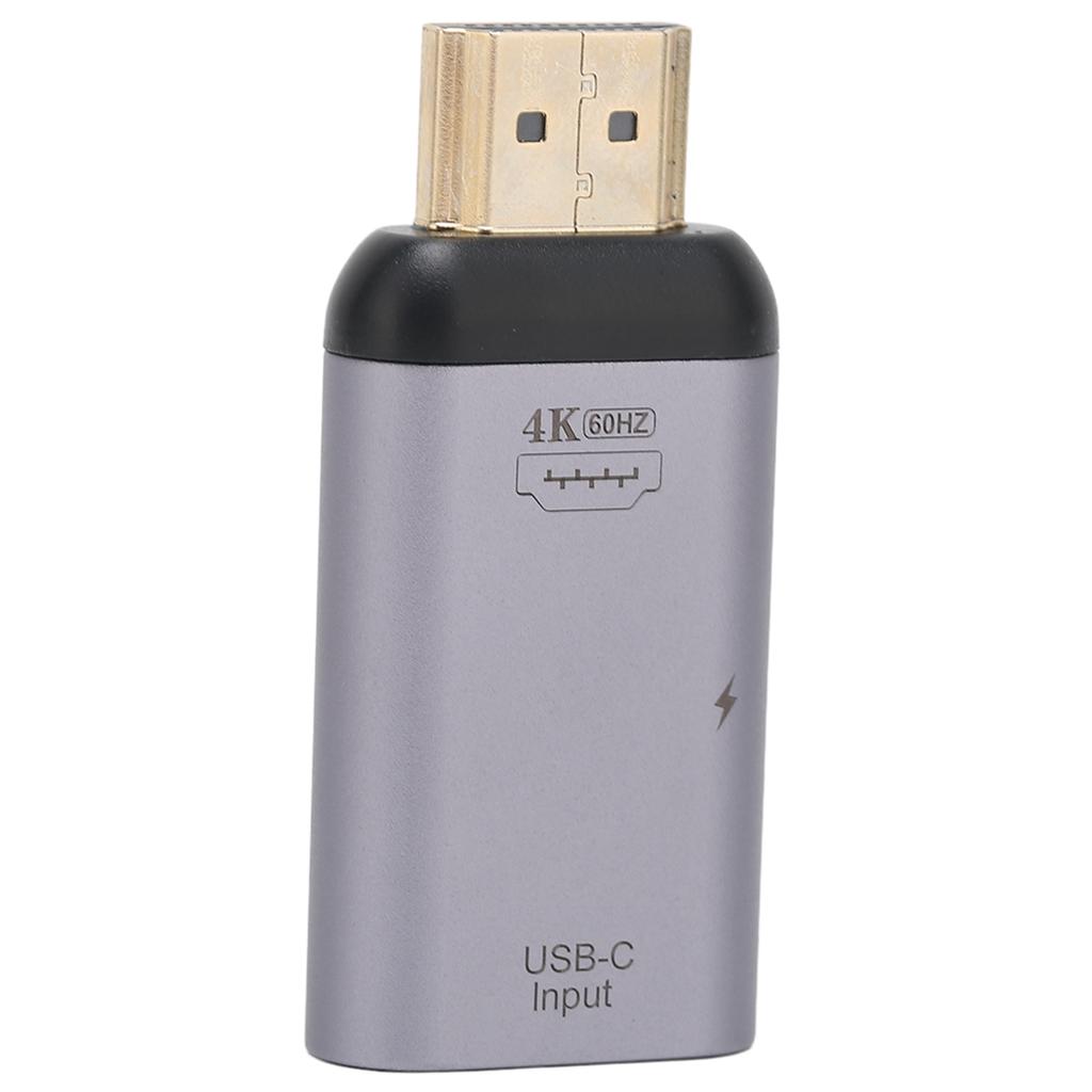 Type C Adapter HD 4K PD 100W Portable Type C Female to Male Gold Plated Adapter Docking Station(TypeC Female to High