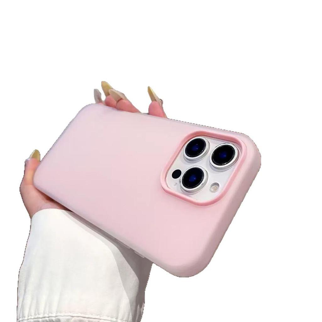 2-in-1 Jelly Liquid Silicone Frosted Anti-Drop Case for iPhone 17/16