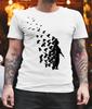 Men's and Women's T-shirts Banksy Birds Classic