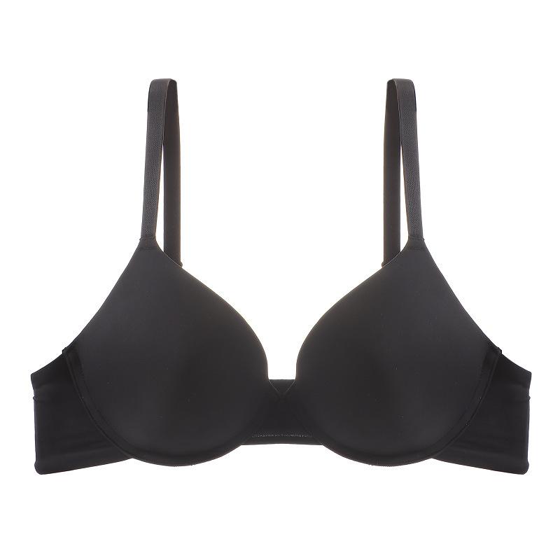 New French seamless underwear women's plump and large breathable soft steel ring gathered disc chest expansion bra cover