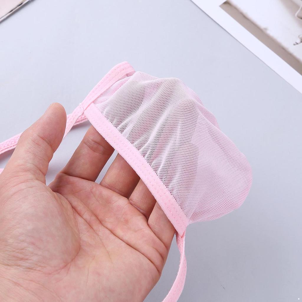 Men's See Through Thongs G-String Low Rise Underwear T-Back Bikini Briefs