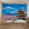 Custom Mount Fuji Landscape 3D Digital Printed Blackout Window Curtains For Living Room Bedroom Kitchen Decor Drapes Wholesale