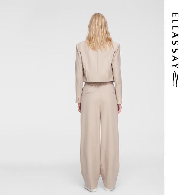 ELLASSAY Women's Spring High-Waist Short Blazer