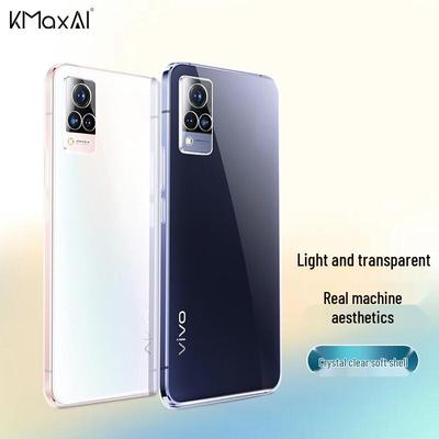 Capa de Celular KMaxAI TPU Transparente de Proteção Total para a Série vivo S
