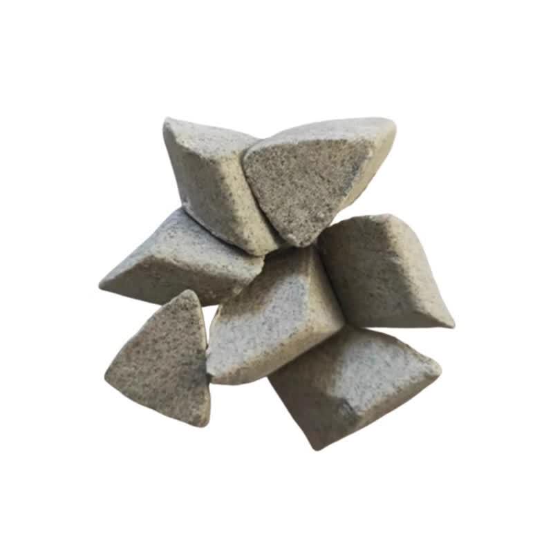 Jinghong Brown Fused Alumina Oblique Triangle Grinding Media