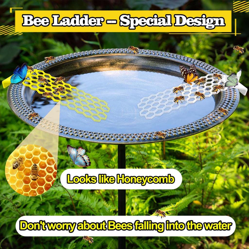 Floating Bees Drinking Ladder Allowing Bees Easily Walk to Access Water Gift for Thirsty Pollinators