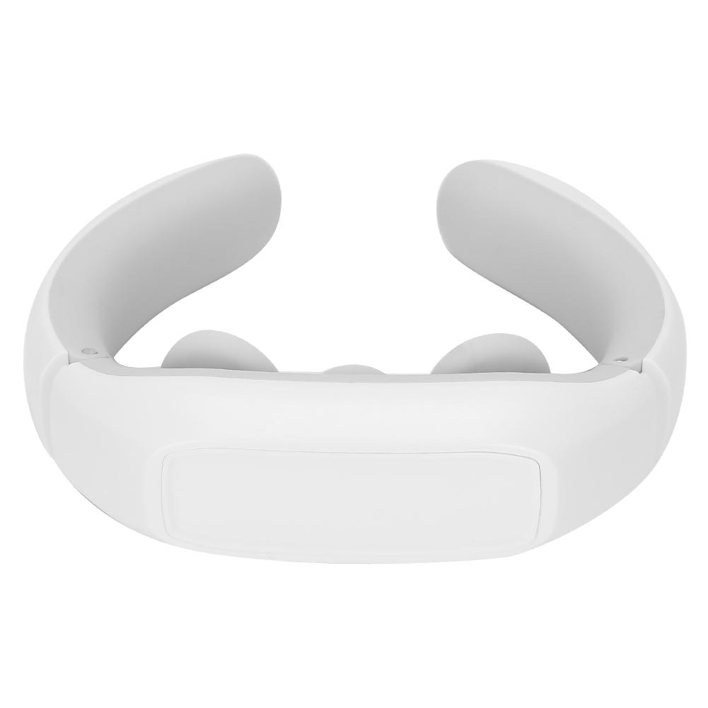 Electric Neck Massager Pain Relief Back Cervical Massager Relaxation Health‑Care Tool(White )