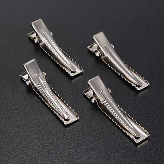 50Pcs Modish Flat Single Prong Alligator Clips DIY