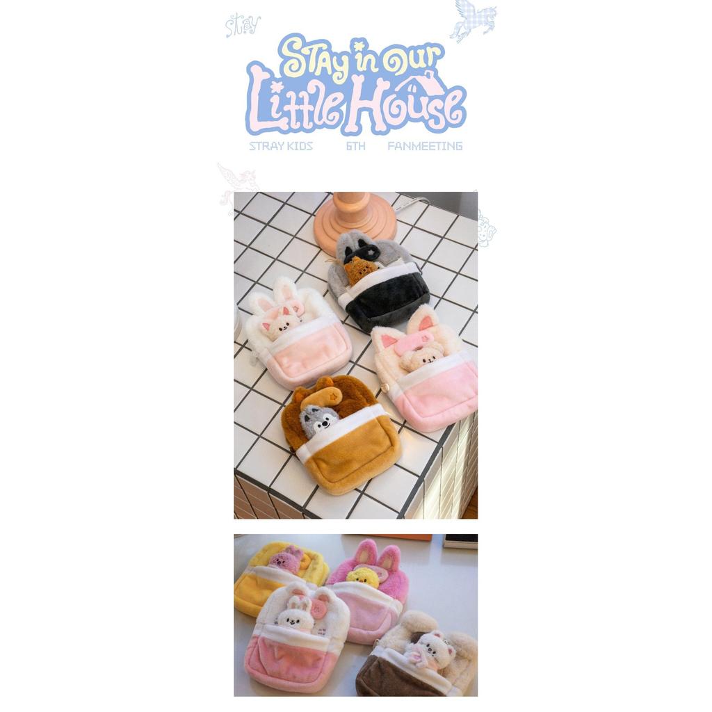 [pre-ordine] Stray Kids SKZOO SECRET MINI CHARM, SKZOO PLUSH COLLECT CASE STAY nella Nostra Piccola Casa