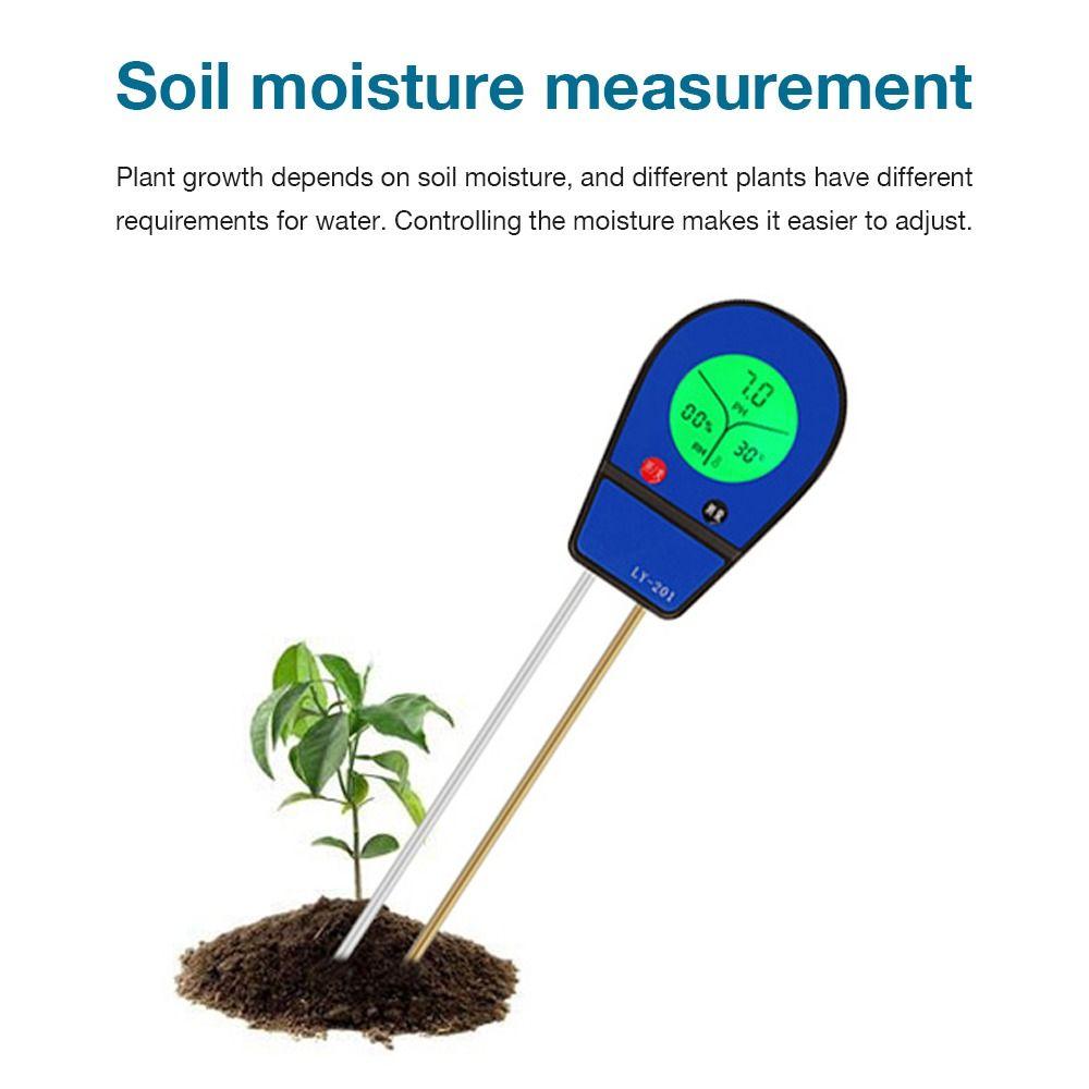 Dry Wet Monitoring Plant Moisture Tester No Battery Hygrometer Dial  Gardening Tool