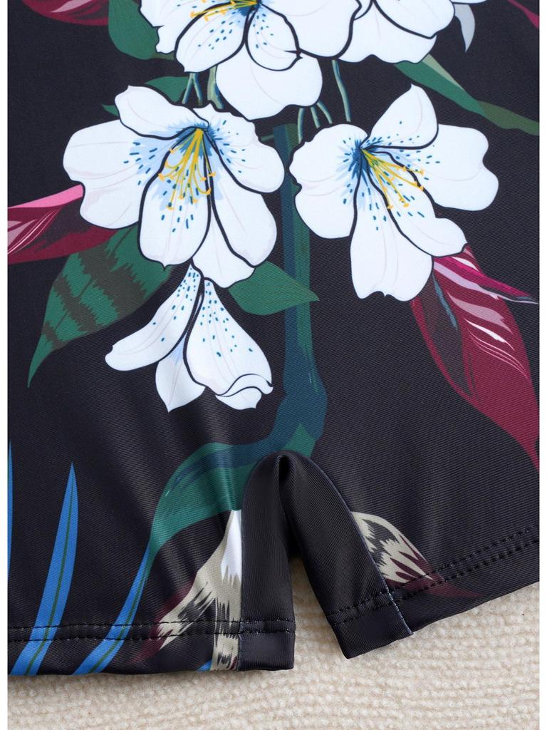 2026 New Women's European American One-Piece Sport Boyleg Swimsuit: Fashionable, Conservative Beachwear