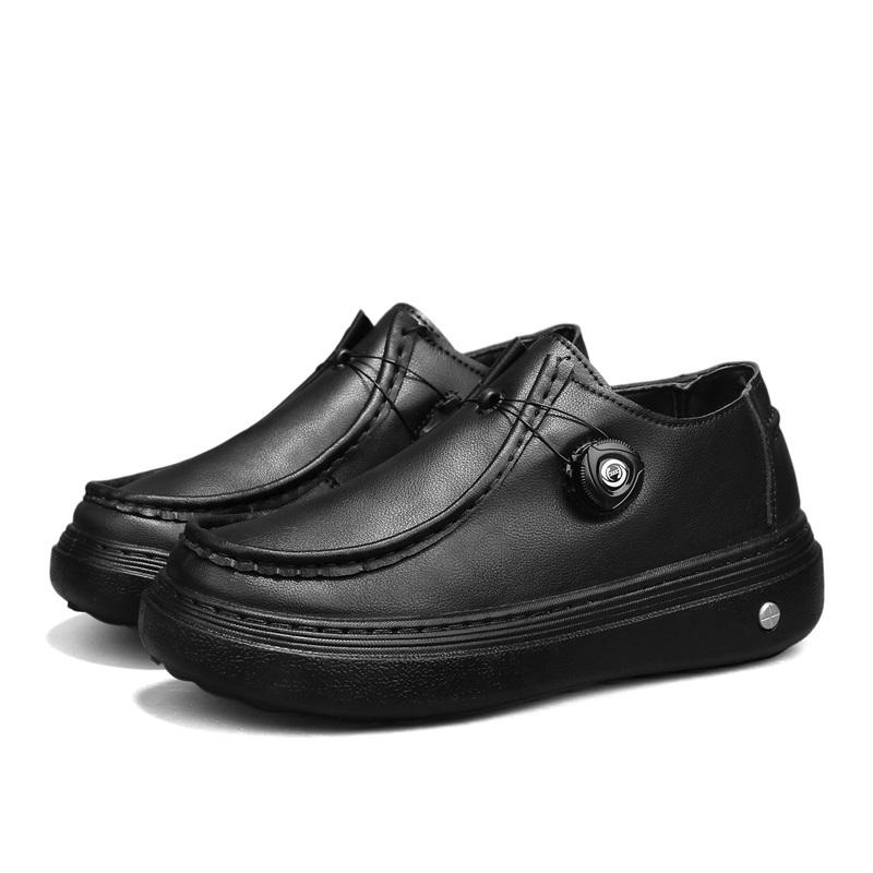 

Осенняя обувь в стиле Business Casual для мужчин, дизайнерская кожаная обувь на платформе, классические слипоны, удобные туфли для ходьбы, мужские лоферы, комфортные туфли для вождения 39