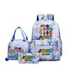 Rhythm box teen schoolbag sprunki cartoon print backpack pencil bag three-piece children's schoolbag 4
