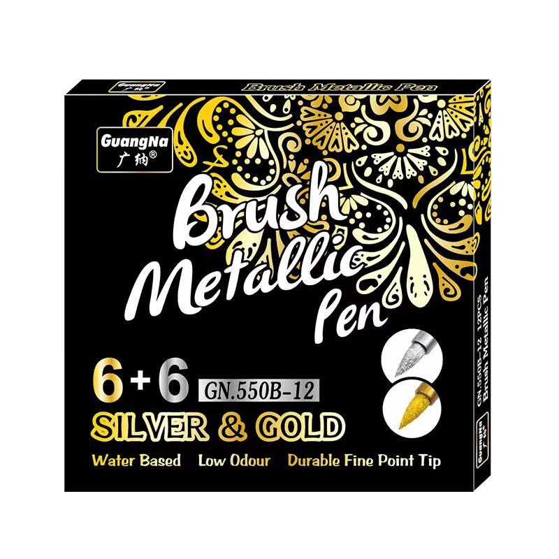 Guan Na 550 Metalické Voděodolné DIY Řemeslné a Doodle Pero na Karty