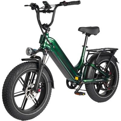Bicicletă Electrică MAISJ Cămilă 40KM/H Baterie 48V18Ah Motor 500W Navetă Urbană Cu Ecran LCD Roți Grase 26*4.0" Bicicletă Electrică Călătorie Outdoor Off-Road EBike