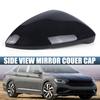 Glossy Black/Super White Door Wing Rearview Mirror Housing Shell W/Turn Signal For VW Jetta      2024 2025