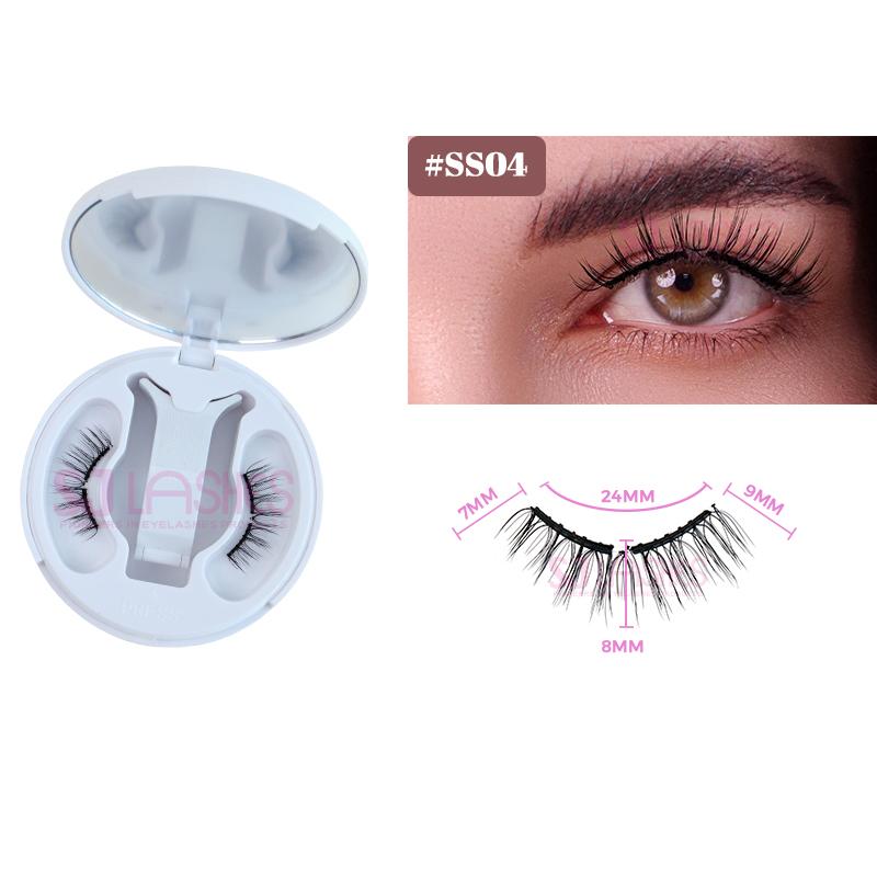 3-in-1 Upgrade Weiche Magnetische Wimpern Mit Magnetischer Wimpernzange