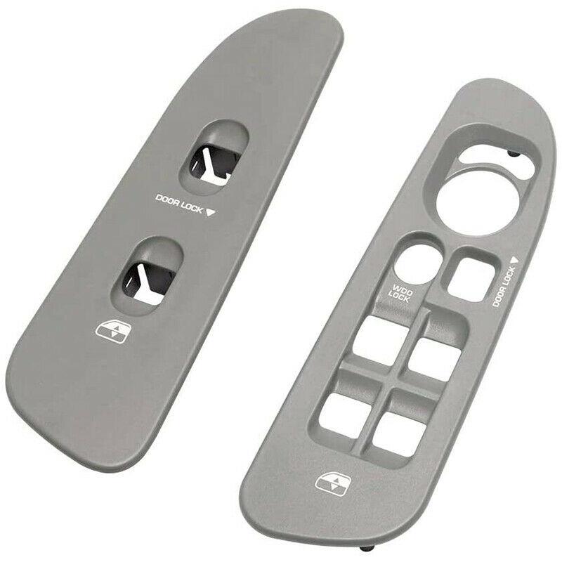 

LHD передняя дверь, оконный переключатель, ободок, подъемная панель, комплект накладок, подходит для Dodge Ram 1500 2500 2002-2005, автомобильные аксессуары Pair LightGray