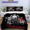 Titan Cameraman Adventure Print 3Pcs Bedding Setduvet Cover With 2 Bedropillowcase Home Birthday Gift