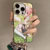 Cute Anime Puella Magi Madoka Magica For Phone 17 16 15 14 13 12 11 Pro Max Plus Pro Air Phone Case Corrugated Stripe Back Cover