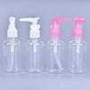 5Pcs 75Ml Plastic Press Pump Spray Lotion Bottles Cosmetic Sample Containers
