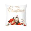 Christmas Pillow Cover Cartoon Letter Print Cushion Cover Office Sofa Pillow Cover Home