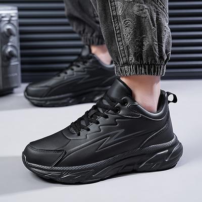Men's Sneakers Thick-soled Wear-resistant Casual Sports Running Shoes Comfortable Light Large Size Father's Shoes Walking Shoes