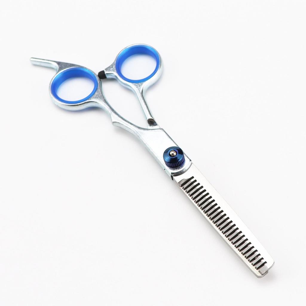 6.0-Inch Color Hairdressing Scissors Set: High Screw, Straight, Serrated, Thinning Scissors