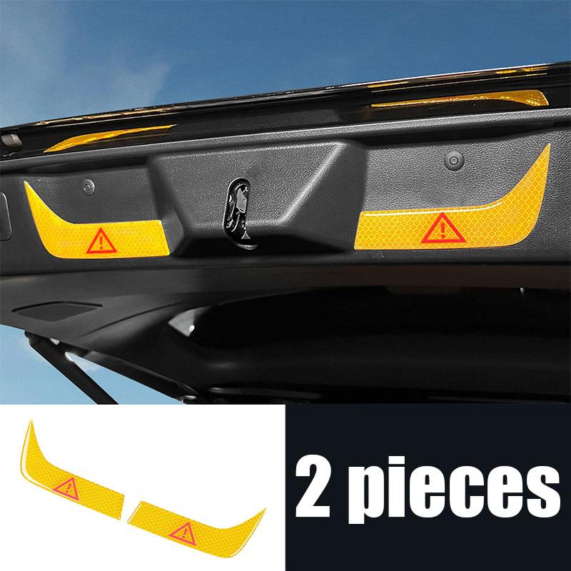 For Toyota Alphard 40 Series 2024 2025 tailgate reflective warning sticker car interior decoration product modification parts