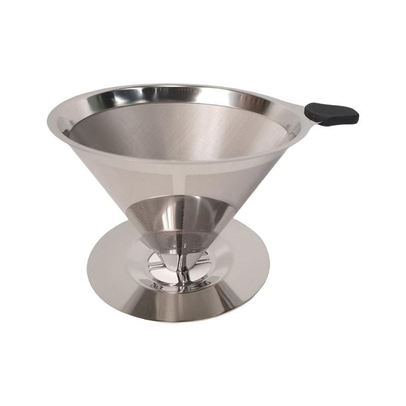 600 Meshes Stainless Steel Coffee Filter Double Layer Coffee Filter Meshes Durable Coffee Strainer For Flavorful Brews
