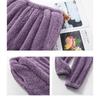 Winter Warm Long Sleeve Plus Velvet Furry Jumpsuit Pajamas Casual Winter Warm Solid Color Cute Bear Rompers Nightwear Ladies Home Wear Onesie