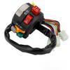 7/8" 22mm Motorcycle Multifunction Handlebar Control Switch Assembly  Warning Light Kill Start Turn Signal Horn Button Switch
