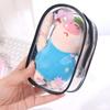 Cartoon Design 10cm Transparent Doll Bag Clear Display Doll Storage Bag Cute Colorful Outdoor Doll Display Bag 10cm Cotton Doll