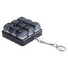 9Key XDA Profile Translucent Keycap Tester Keychain per tester di interruttori di tastiera per giocatori e programmatori